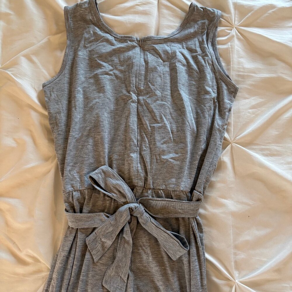 Gray Sleeveless Jumpsuit - Picture 2 of 5